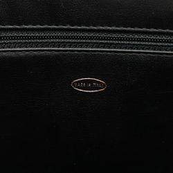 Pre Owned Chanel Black CC Caviar Vanity Case
