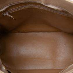 Pre Owned Chanel Beige Caviar Medallion Tote