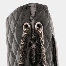Pre Owned Chanel Black Reissue 2.55 Patent Double Flap 226