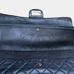Pre Owned Chanel Blue Reissue 2.55 Aged Metallic Calfskin Flap 226