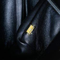 Pre Owned Chanel Blue Reissue 2.55 Aged Metallic Calfskin Flap 226
