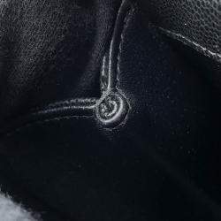 Pre Owned Chanel Retro Twist Mini Black Leather Top Handle Bag