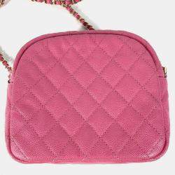 مملوكة مسبقًا Chanel CC Day Camera Case Pink Leather Shoulder Bag