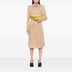 Pre Owned Chanel Green Satin Crystal Camellia Evening Frame Clutch