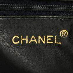 Pre Owned Chanel CC Black Caviar Leather Camera Bag