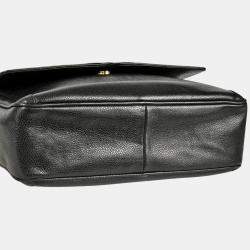 Pre Owned Chanel CC Black Caviar Leather Camera Bag