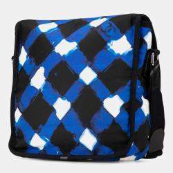 Pre Owned Chanel Airline Messenger Multicolor Blue Nylon Shoulder Bag
