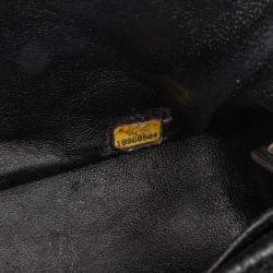 Pre Owned Chanel Black Mini Rectangular Classic Patent Single Flap