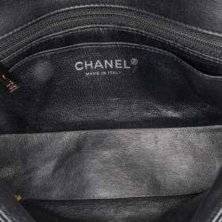 Pre Owned Chanel Black Mini Rectangular Classic Patent Single Flap