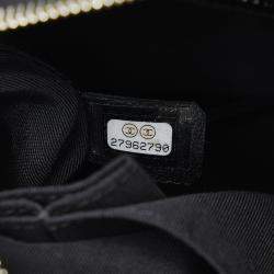 Pre Owned Chanel Black Small Painted Knit Gabrielle Crossbody Bag