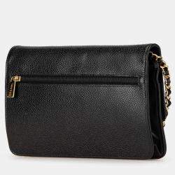 Pre Owned Chanel Black CC Caviar Wallet on Chain
