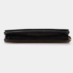 Pre Owned Chanel Black CC Caviar Wallet on Chain