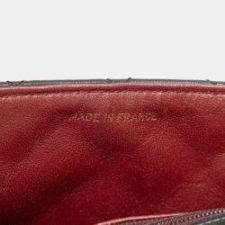 Pre Owned Chanel Black Mini Square Classic Lambskin Single Flap