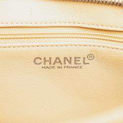 Pre Owned Chanel Beige Caviar Medallion Tote