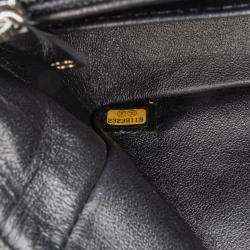 Pre Owned Chanel Black Mini Rectangular Classic Patent Single Flap
