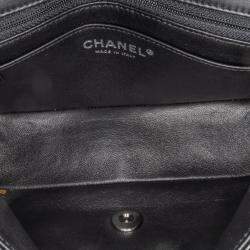 Pre Owned Chanel Black Mini Rectangular Classic Patent Single Flap