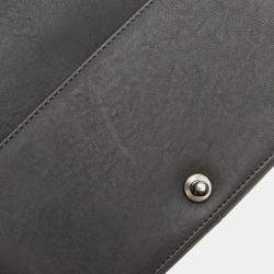 Pre Owned Chanel Grey Paris-Dallas Old Medium Quilted Calfskin Cowboy Boy Flap