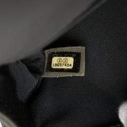 Pre Owned Chanel Grey Paris-Dallas Old Medium Quilted Calfskin Cowboy Boy Flap