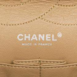 Pre Owned Chanel Gold Reissue 2.55 Aged Calfskin Double Flap 227