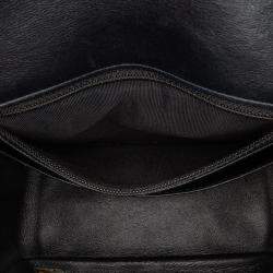 Pre Owned Chanel Black Mini Square Classic Patent Single Flap