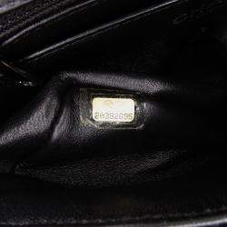 Pre Owned Chanel Black Mini Rectangular Classic Patent Single Flap