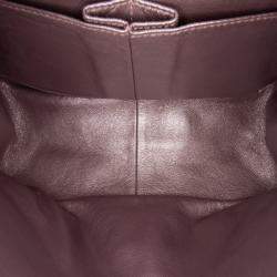 Pre Owned Chanel Pink Reissue 2.55 Aged Metallic Calfskin Double Flap 226