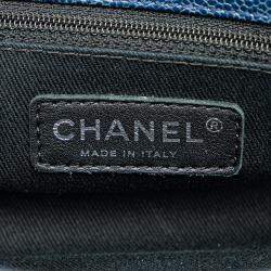Pre Owned Chanel Quilted Iridescent Caviar Chic Shopping Tote