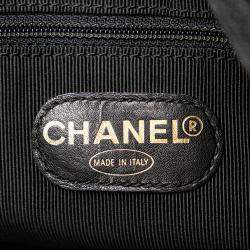 Pre Owned Chanel Black Triple CC Caviar Shoulder Bag