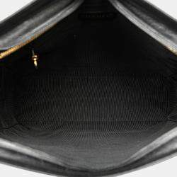 Pre Owned Chanel Black Triple CC Caviar Shoulder Bag