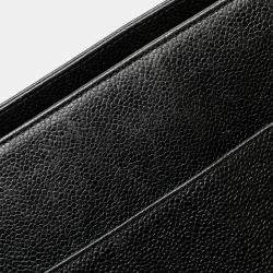 Pre Owned Chanel Black Triple CC Caviar Shoulder Bag