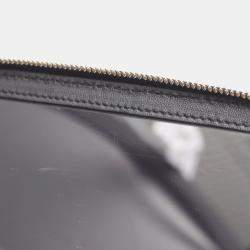 Pre Owned Chanel Vanity Case Black Leather Shoulder Bag