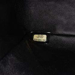 Pre Owned Chanel Black Mini Square Classic Patent Single Flap