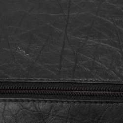 Pre Owned Chanel Black Quilted Aged Leather Classic 227 Reissue 2.55 Flap Bag