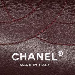 Pre Owned Chanel Black Quilted Aged Leather Classic 227 Reissue 2.55 Flap Bag