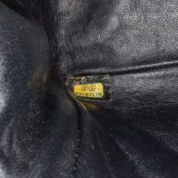 Pre Owned Chanel Black Mini Square Classic Patent Single Flap