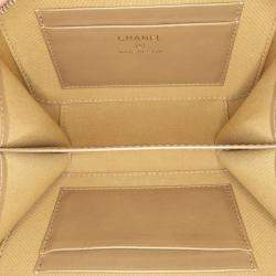 Pre Owned Chanel Orange CC Quilted Lambskin Pearl Crush Camera Bag