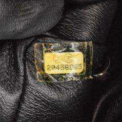 Pre Owned Chanel Black Mini Square Classic Patent Single Flap