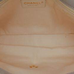 Pre Owned Chanel Beige Quilted Calfskin Chic Quilt Flap