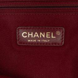 Pre Owned Chanel Brown Large Quilted Caviar Shiva Flap