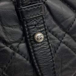 Pre Owned Chanel Black Leather Gabrielle tote and shoulder bag