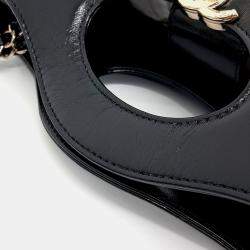 Pre Owned Chanel Black Leather 31 shopping bag