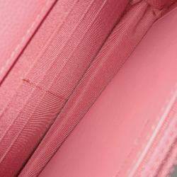 Pre Owned Chanel Pink Leather Caviar WOC Mini Crossbody Bag