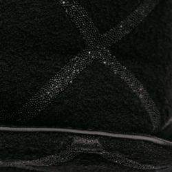 Pre Owned Chanel Black CC Tweed Chain Fantasy Crossbody