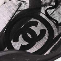 Pre Owned Chanel Black Mesh Body Bag Bum Bag