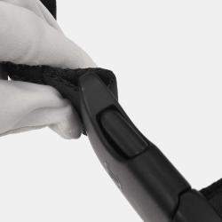 Pre Owned Chanel Black Mesh Body Bag Bum Bag