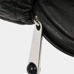 Pre Owned Chanel Black Calfskin Rue Cambon Embossed Unlimited Shoulder Bag