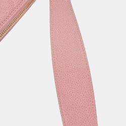 Pre Owned Chanel Pink Calfskin Shoulder Bag
