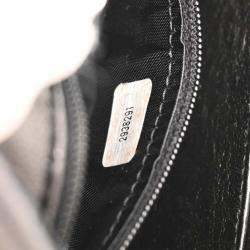 Pre Owned Chanel Black Calfskin Bias Stitch Camera Bag Mini