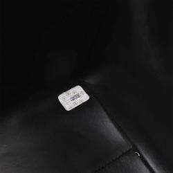 Pre Owned Chanel Black Calfskin Travel Bowling Bag