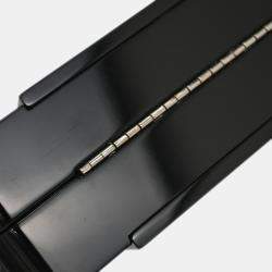 Pre Owned حقيبة كلتش شانييل أكريليك سوداء على شكل شريط كاسيت